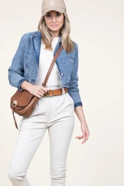 Denim Cropped Jacket Vika | Blue... | Co'Couture | Little Soho