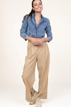 Denim Cropped Jacket Vika | Blue... | Co'Couture | Little Soho