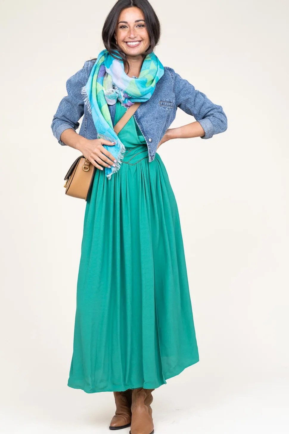 Denim Cropped Jacket Vika | Blue... | Co'Couture | Little Soho