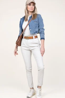 Denim Cropped Jacket Vika | Blue... | Co'Couture | Little Soho