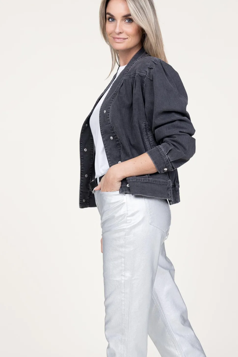 Denim Jacket Irish | Black... | Lollys Laundry | Little Soho