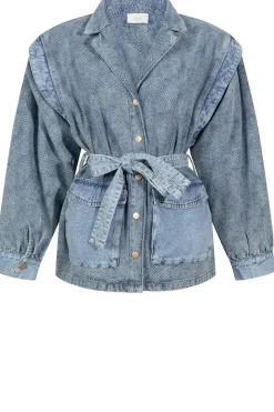 Denim Jacket/Waistcoat Julina | Blue... | Aaiko | Little Soho