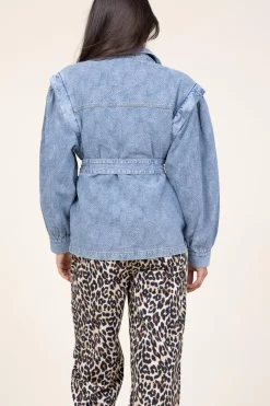 Denim Jacket/Waistcoat Julina | Blue... | Aaiko | Little Soho