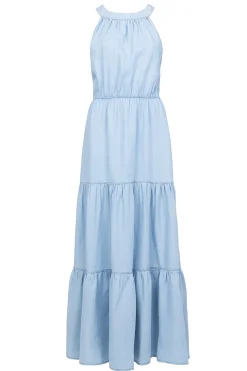 Denim Maxi Dress Ailenn | Blue... | Kocca | Little Soho