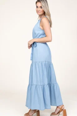 Denim Maxi Dress Ailenn | Blue... | Kocca | Little Soho