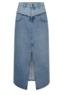 Denim Midi Skirt Denim | Blue... | Co'Couture | Little Soho