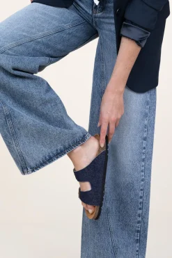 Denim Sandals Josephine | Blue... | Scholl | Little Soho