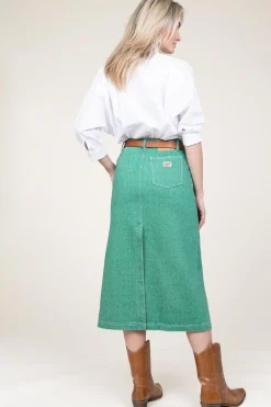 Denim Skirt Tineborow | Green... | American Vintage | Little Soho