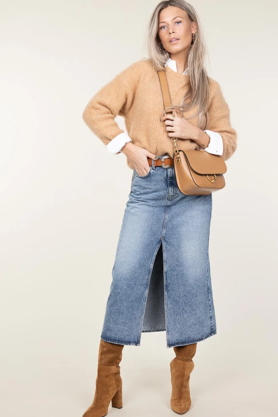 Denim Skirt Vika | Blue... | Co'Couture | Little Soho