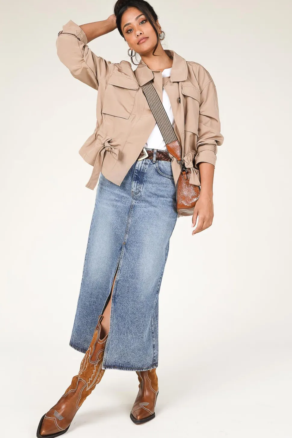 Denim Skirt Vika | Blue... | Co'Couture | Little Soho