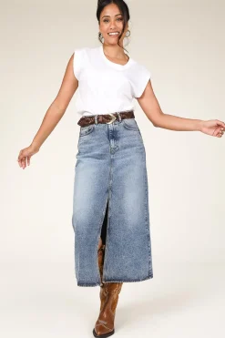 Denim Skirt Vika | Blue... | Co'Couture | Little Soho