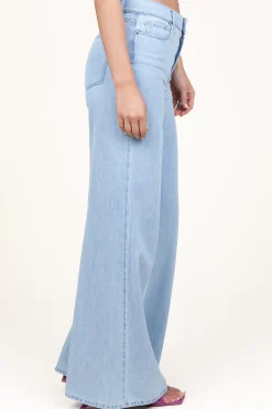 Denim Wide Leg Jeans Mumbai | Blue... | March23 | Little Soho