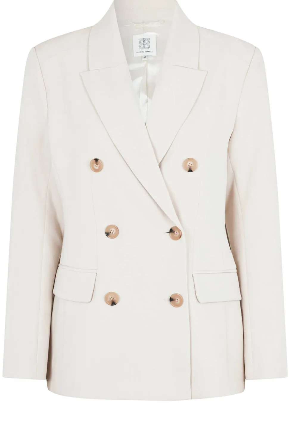 Double Breasted Blazer Evie | Natural... | Second Female | Little Soho