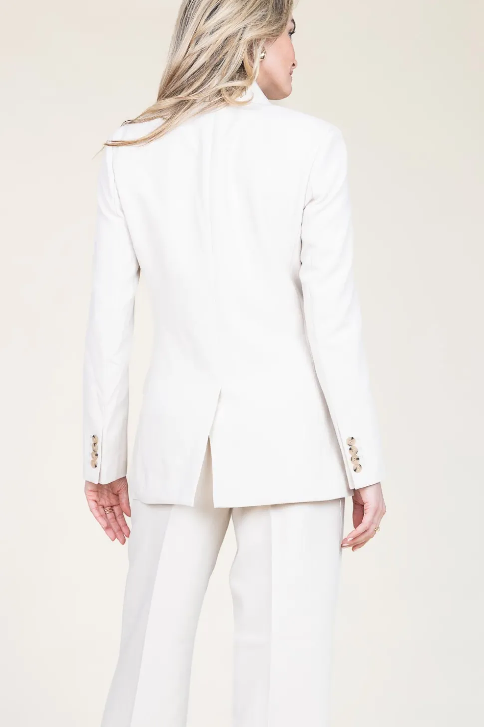 Double Breasted Blazer Evie | Natural... | Second Female | Little Soho