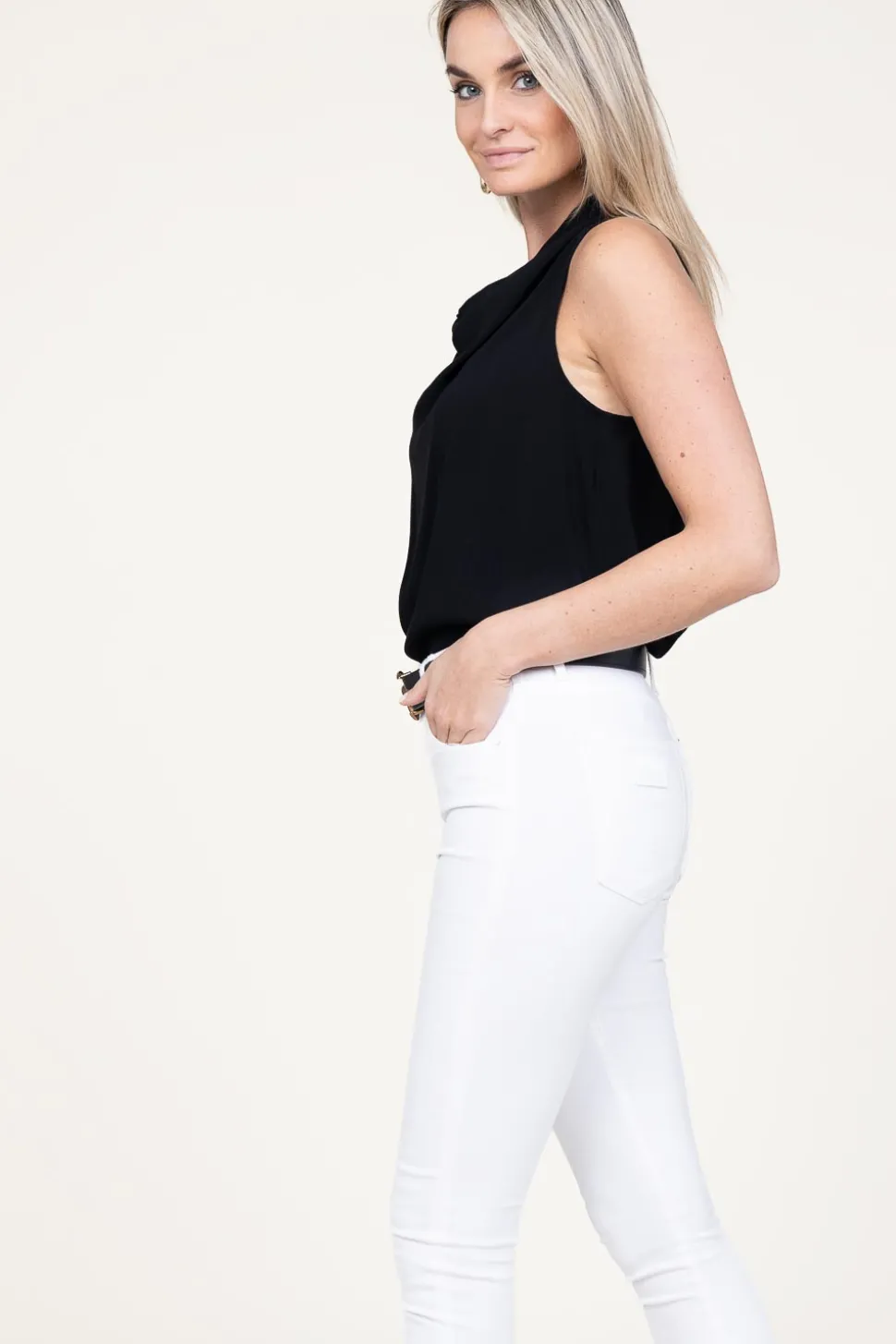 Draped Top Tindy | Black... | Ba&Sh | Little Soho