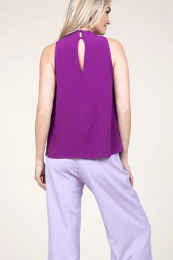 Draped Top Tindy | Purple... | Ba&Sh | Little Soho