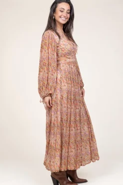 Dress With Cut-Outs Ratacha | Orange... | Berenice | Little Soho