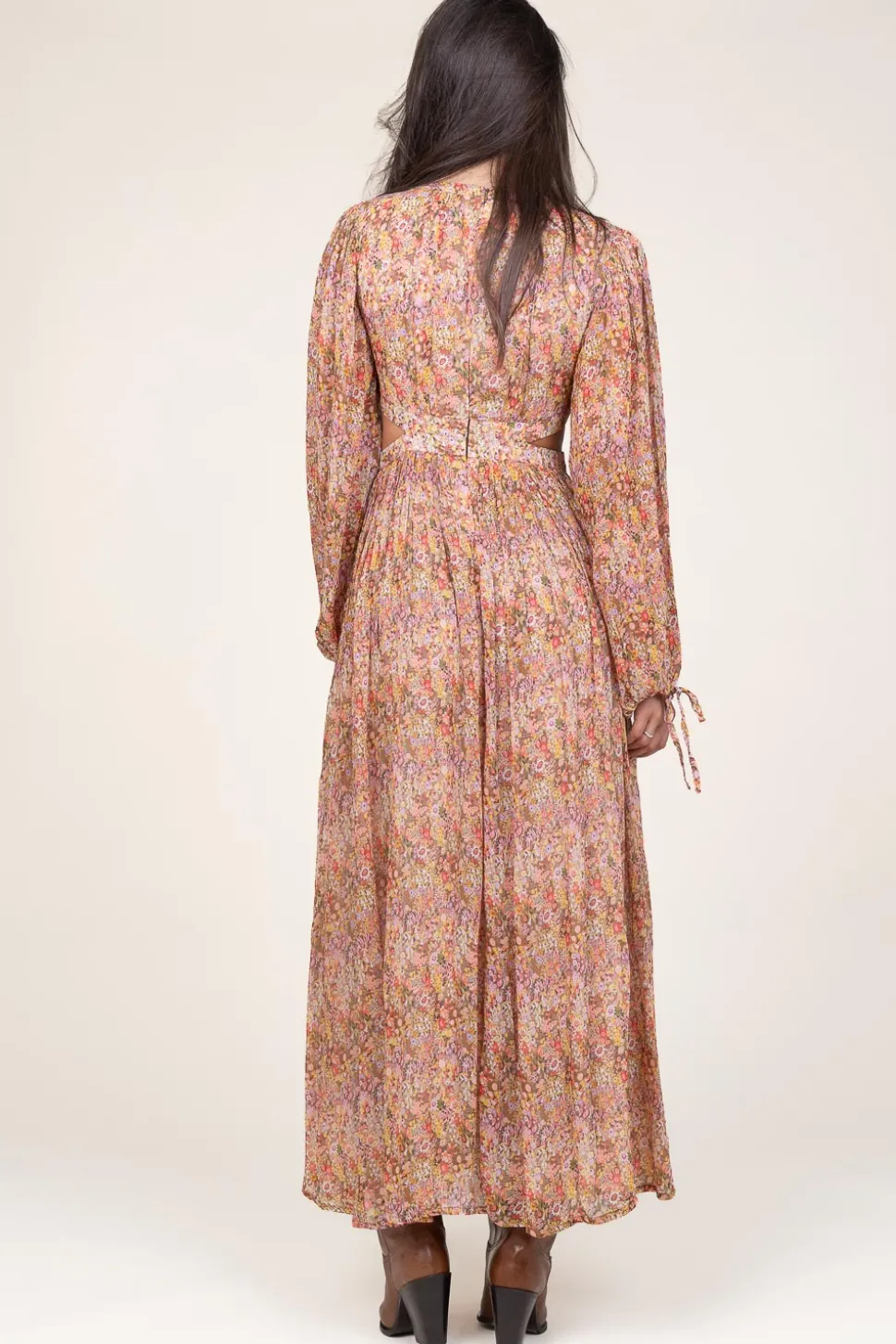 Dress With Cut-Outs Ratacha | Orange... | Berenice | Little Soho