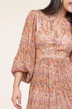 Dress With Cut-Outs Ratacha | Orange... | Berenice | Little Soho