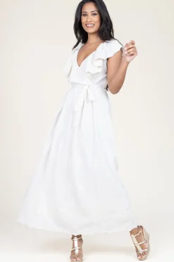 Dress With Embroidery Palmsprings | Natural... | Louizon | Little Soho