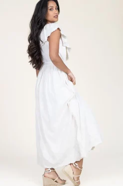 Dress With Embroidery Palmsprings | Natural... | Louizon | Little Soho