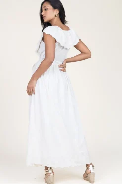 Dress With Embroidery Palmsprings | Natural... | Louizon | Little Soho