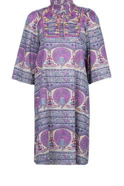 Dress With Print And Embroidery Tala | Multi... | Antik Batik | Little Soho