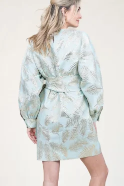 Dress With Print Freya | Blue... | Ibana | Little Soho