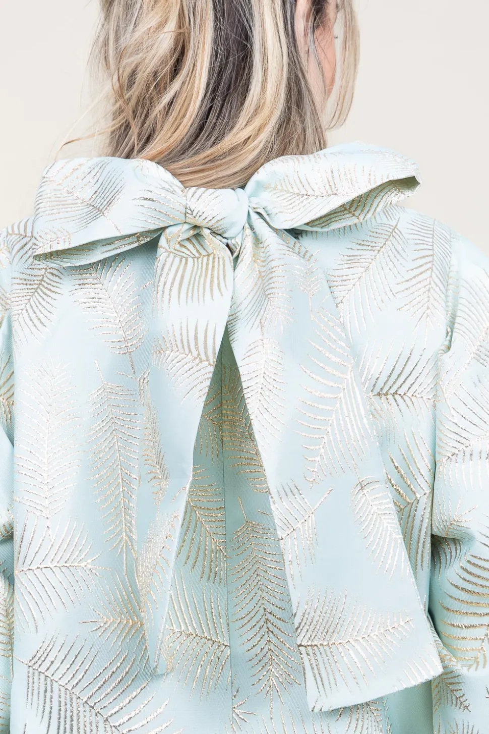 Dress With Print Freya | Blue... | Ibana | Little Soho