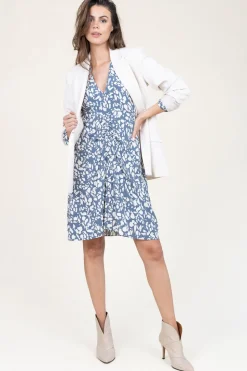 Dress With Print Jo | Grey... | Second Female | Little Soho