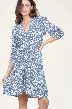Dress With Print Jo | Grey... | Second Female | Little Soho