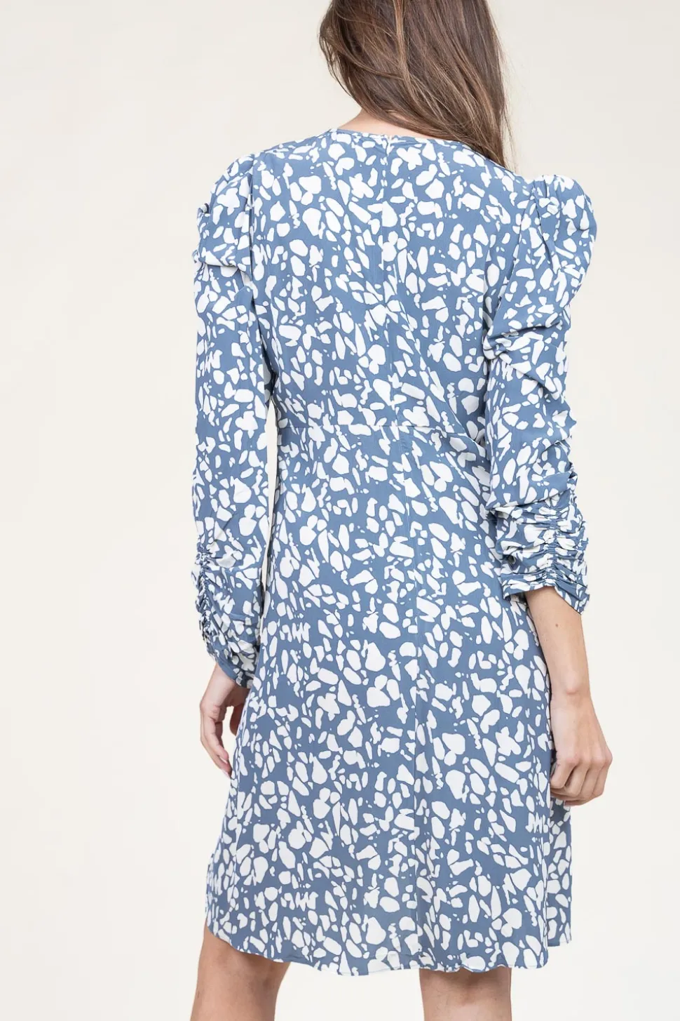 Dress With Print Jo | Grey... | Second Female | Little Soho