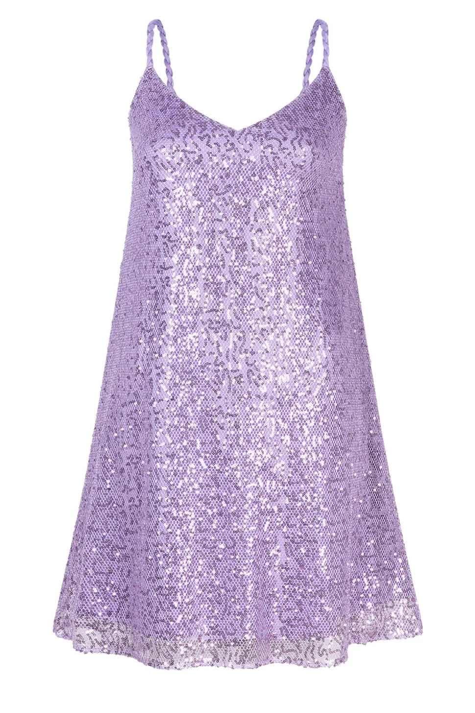 Dress With Sequins Gloria | Purple... | Dante 6 | Little Soho