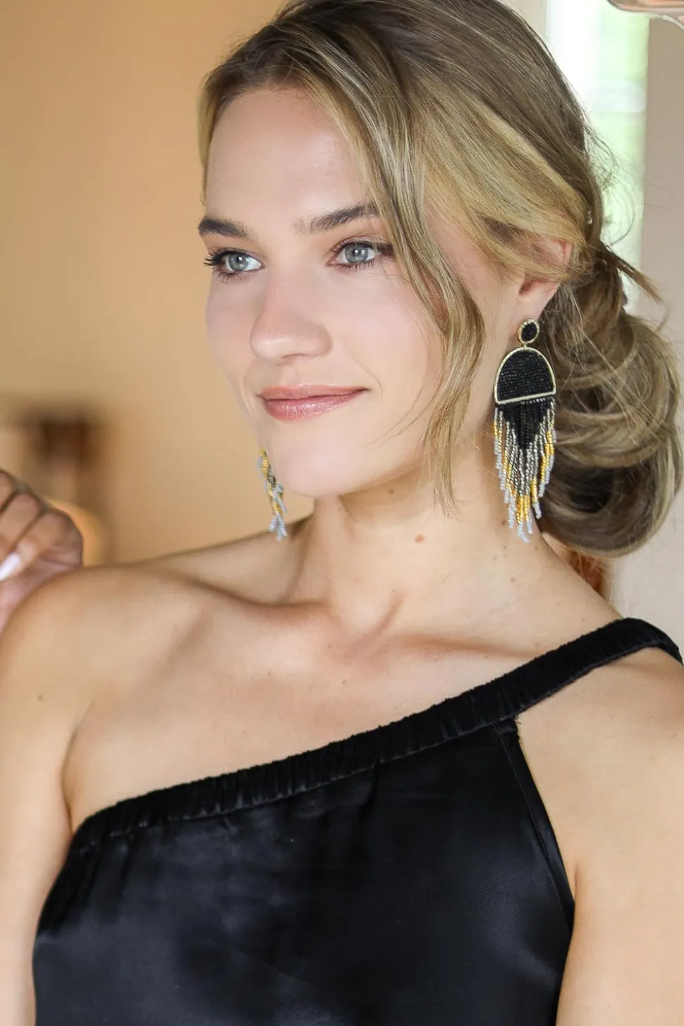 Earrings Dancing Jellyfish | Black... | Barong Barong | Little Soho
