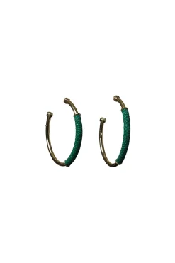 Earrings Saphira Basic Medium | Green... | Barong Barong | Little Soho