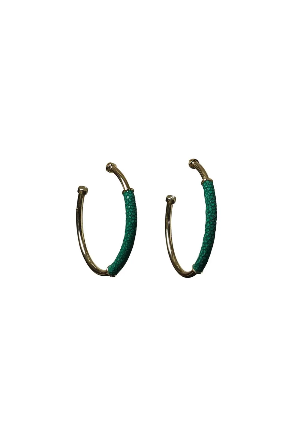 Earrings Saphira Basic Medium | Green... | Barong Barong | Little Soho