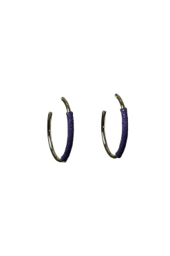Earrings Saphira Basic Medium | Puple... | Barong Barong | Little Soho