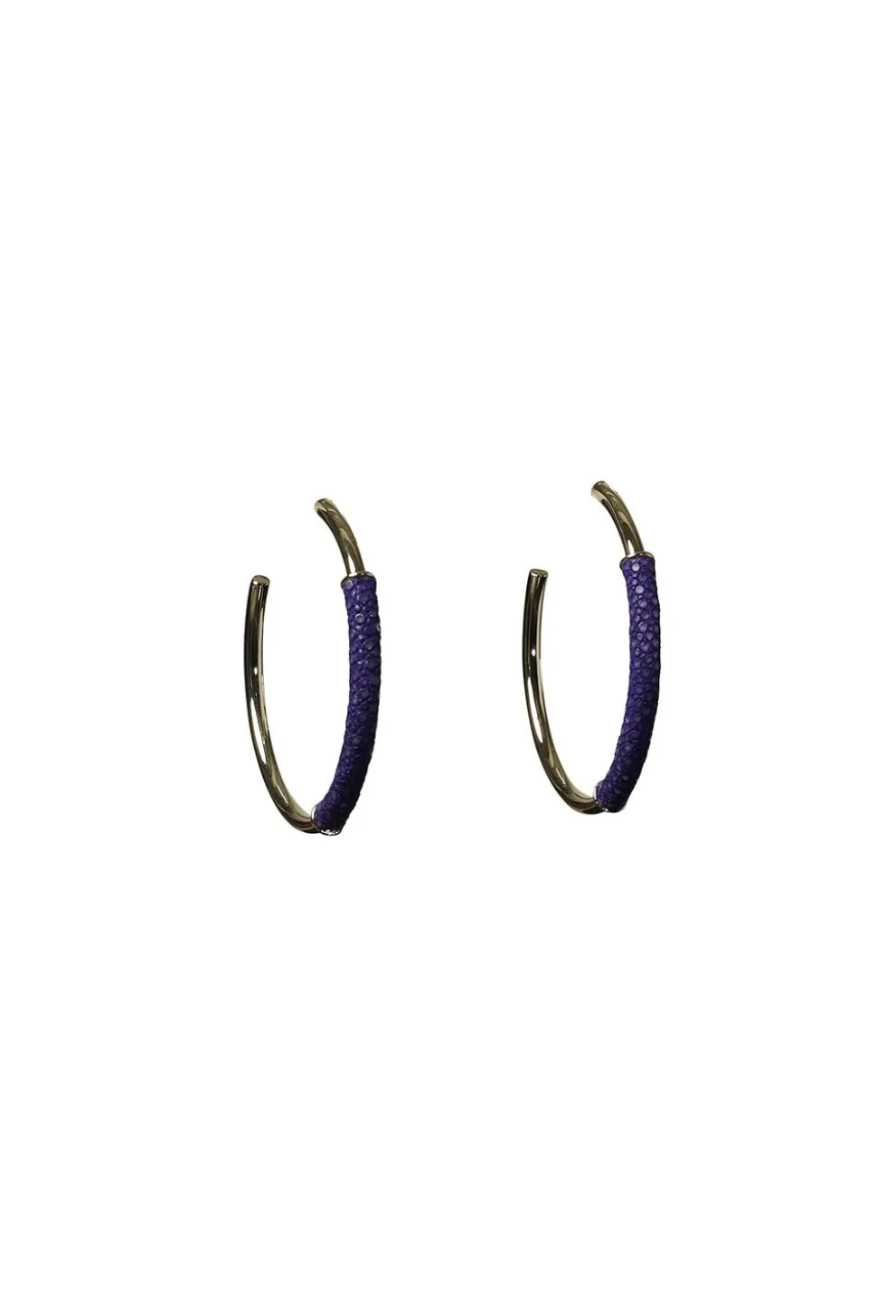 Earrings Saphira Basic Medium | Puple... | Barong Barong | Little Soho