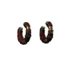 Earrings Saphira Beads Small | Brown... | Barong Barong | Little Soho