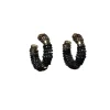 Earrings Saphira Beads Small | Black... | Barong Barong | Little Soho