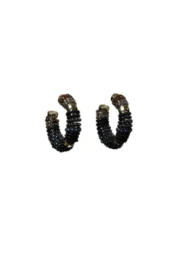 Earrings Saphira Beads Small | Black... | Barong Barong | Little Soho