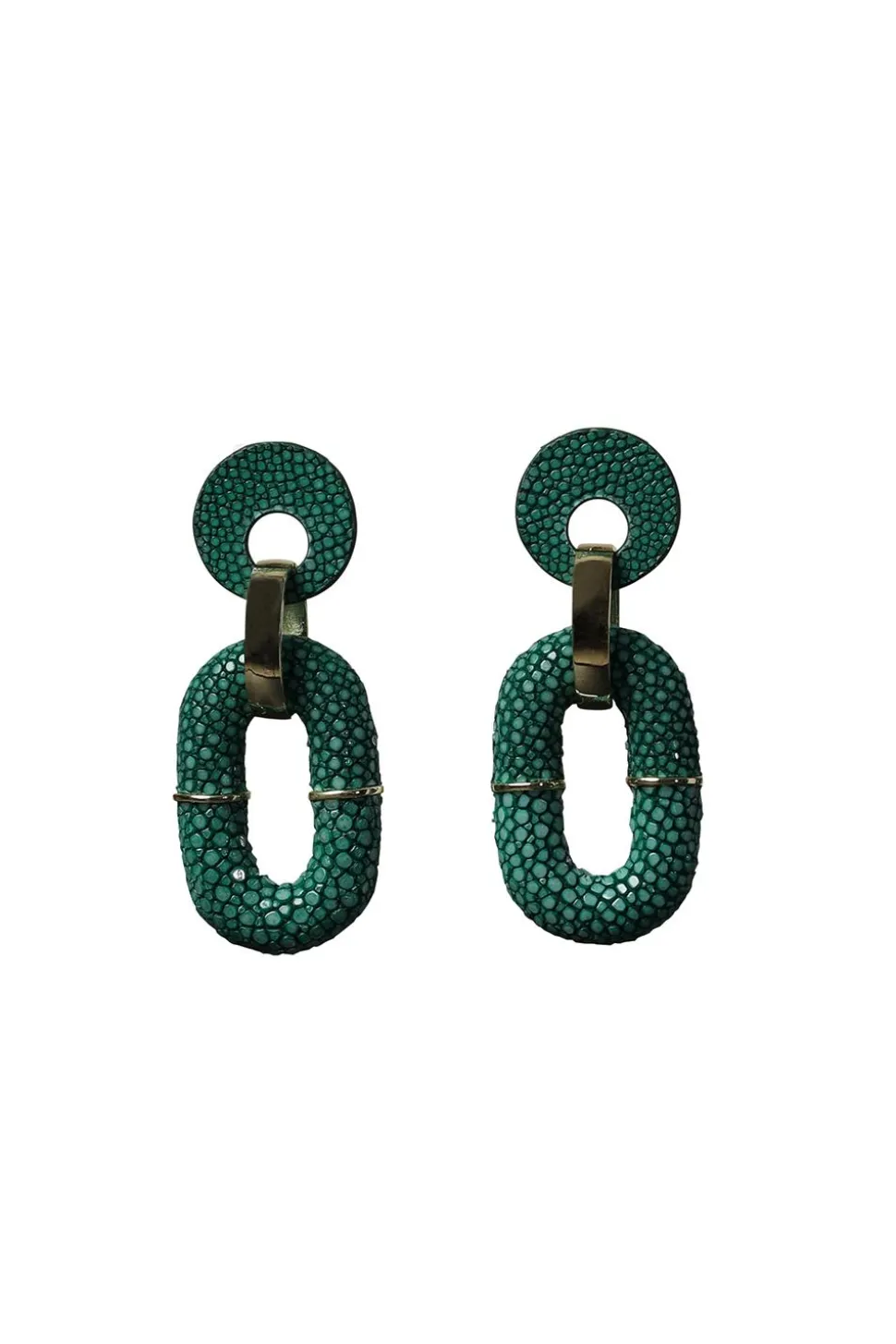 Earrings Saphira Duo | Green... | Barong Barong | Little Soho