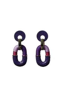 Earrings Saphira Duo | Purple... | Barong Barong | Little Soho