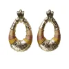 Earrings Saphira Fleur De Lis | Gold... | Barong Barong | Little Soho
