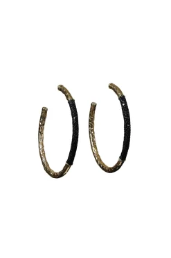 Earrings Saphira Full Moon Large | Black... | Barong Barong | Little Soho
