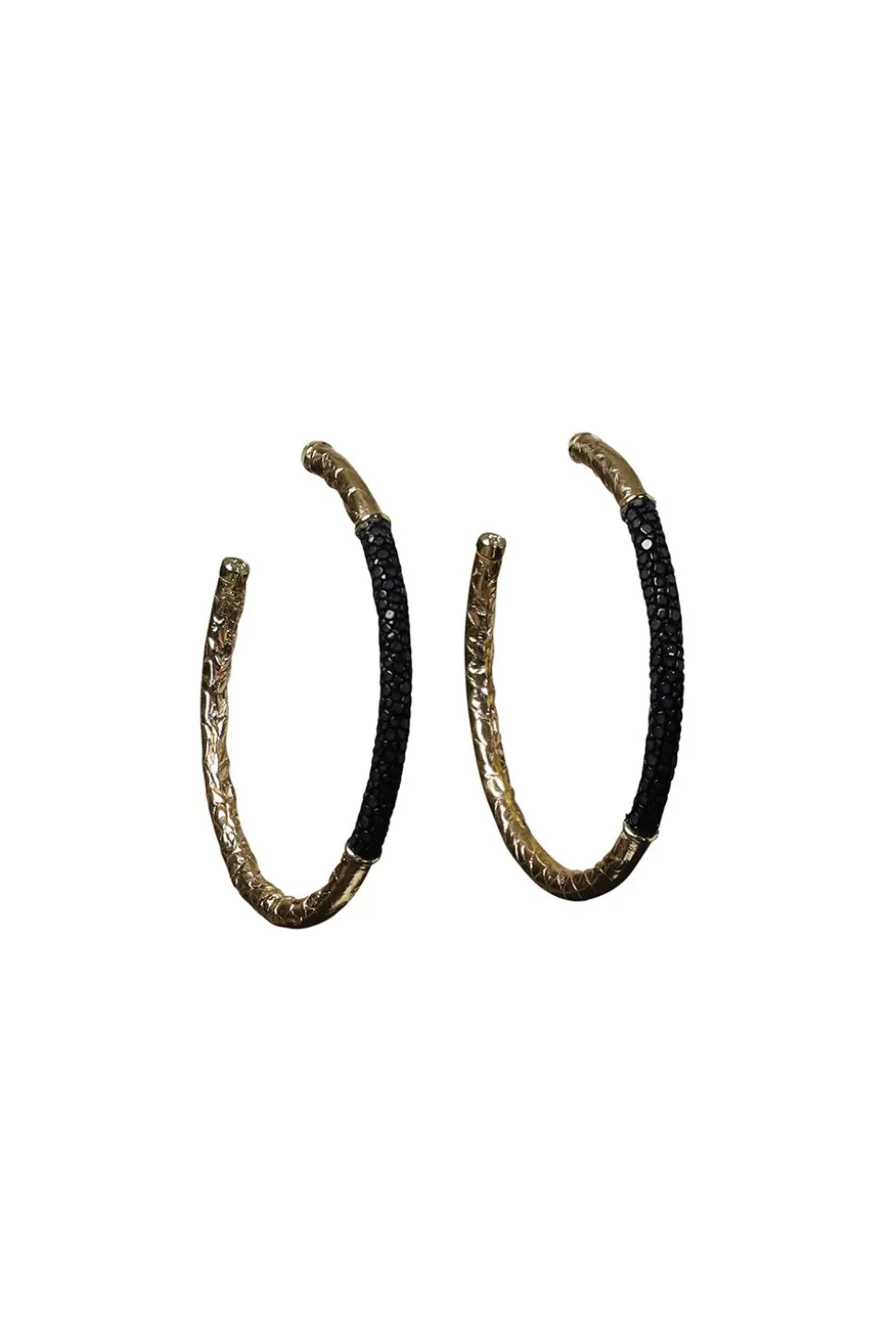 Earrings Saphira Full Moon Large | Black... | Barong Barong | Little Soho