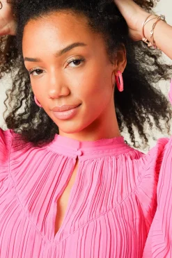 Earrings Saphira Full Moon Small | Pink... | Barong Barong | Little Soho