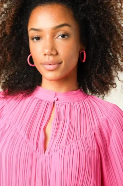 Earrings Saphira Full Moon Small | Pink... | Barong Barong | Little Soho