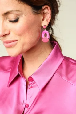 Earrings Saphira Happy Ufo | Pink... | Barong Barong | Little Soho