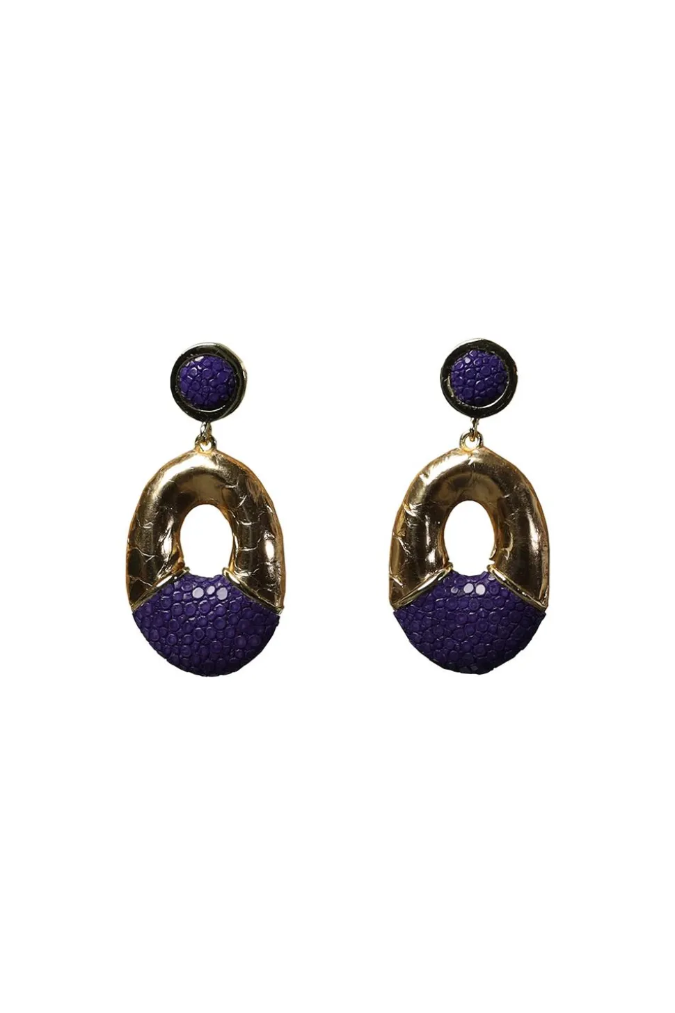 Earrings Saphira Happy Ufo | Purple... | Barong Barong | Little Soho